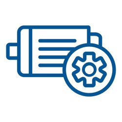 tarp motor and gear icon