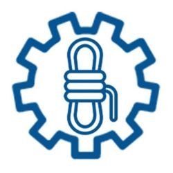 tarp accessories icon with gear and rope