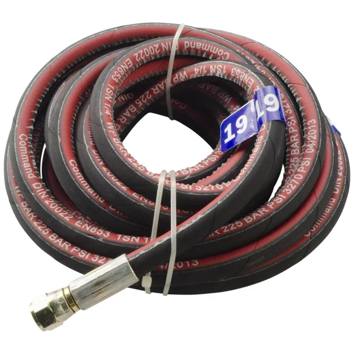 Hydraulic Hose, -4 x 19' Crimp
