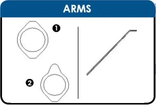 12' Bent Extrusion Arm - No Connect