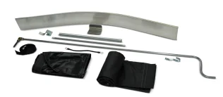 40' x 96" Side Roll Transfer Trailer Kit - No Bows