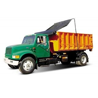 roll off container with tuff tarper system